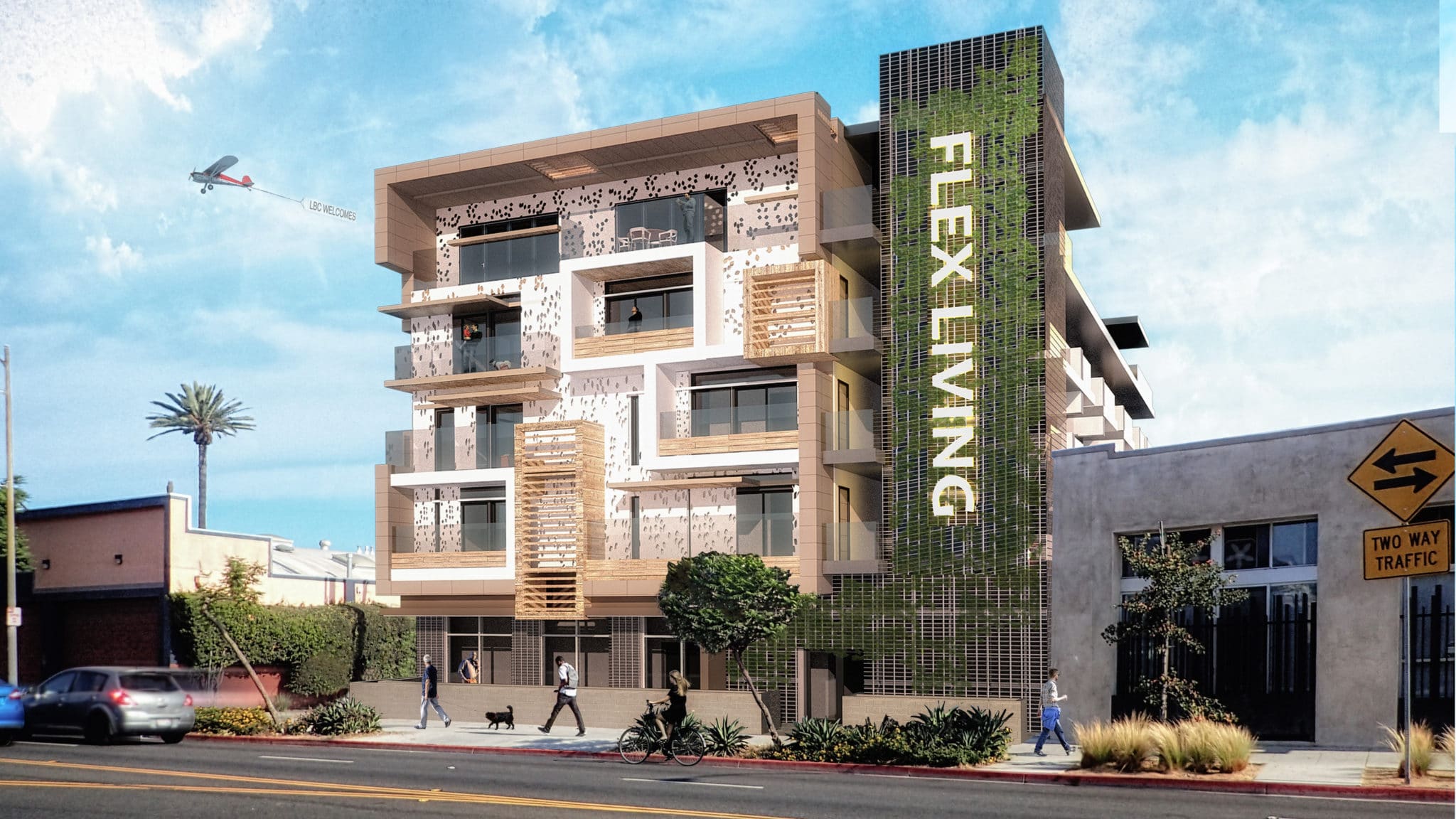 Advanced Design - 7th St Apartment Building - Long Beach - Ultra-Unit Architectural Studio